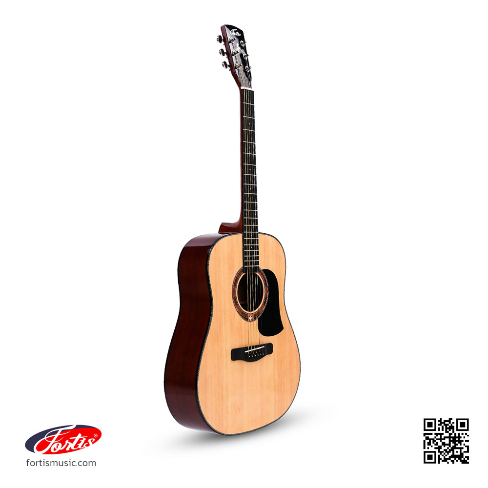 กีต้าร์โปร่ง 41 นิ้ว Fortis A70FS/N กีต้าร์โปร่ง 41 นิ้ว กีต้าร์ กีต้าร์โปร่ง กีต้าร์โปร่งเสียงดี กีต้าร์โปร่ง Fortis Acoustic Guitar กีต้าร์โปร่งขนาด 41 นิ้ว ทรง Dreadnought กีต้าร์โปร่งสีไม้ กีต้าร์โปร่ง 41 นิ้ว ตัวเต็ม กีตาร์โปร่ง ขนาด 41 นิ้วมาตรฐาน