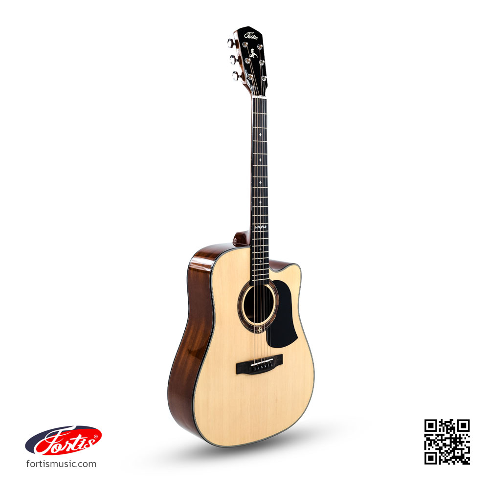 Fortis กีต้าร์โปร่ง 41 นิ้ว FG-720-Cn กีต้าร์ กีต้าร์โปรง41นิ้ว กีต้าร์โปร่งราคาประหยัด Acoustic Guitar กีต้าร์โปร่งยอดนิยม กีต้าร์โปร่งมือใหม่ กีต้าร์โปร่งคอเว้า กีตาร์ทรง dreadnought