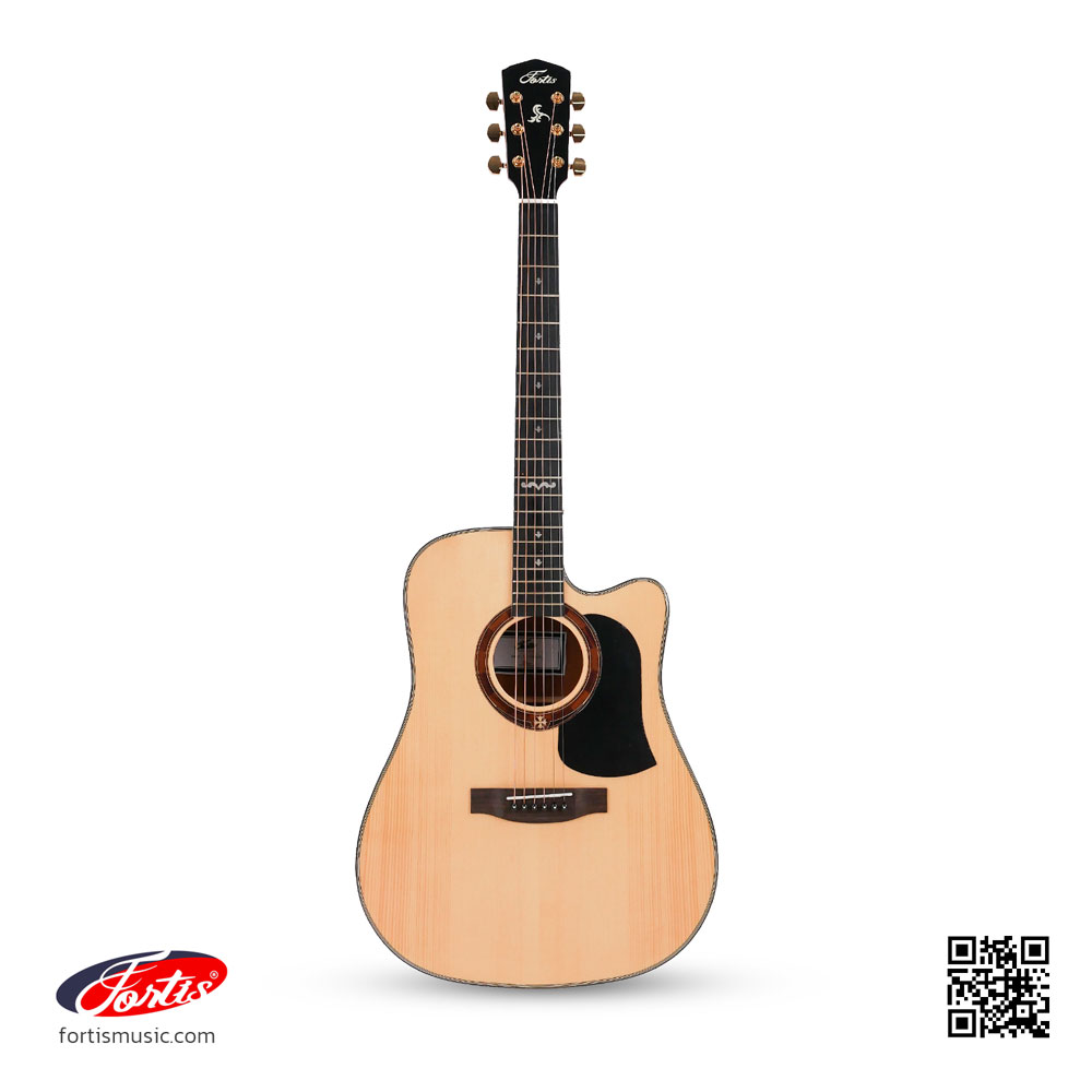 Fortis FG-1000-CN กีต้าร์โปร่ง 41 นิ้ว -Fortis-FG-1000-CN กีต้าร์ กีต้าร์โปรง41นิ้ว กีต้าร์โปร่งราคาประหยัด Acoustic Guitar กีต้าร์โปร่งยอดนิยม กีต้าร์โปร่งมือใหม่ กีต้าร์โปร่งคอเว้า กีตาร์ทรง dreadnought กีต้าร์โปร่ง Topsolid กีต้าร์โปร่งไม้หน้าแท้