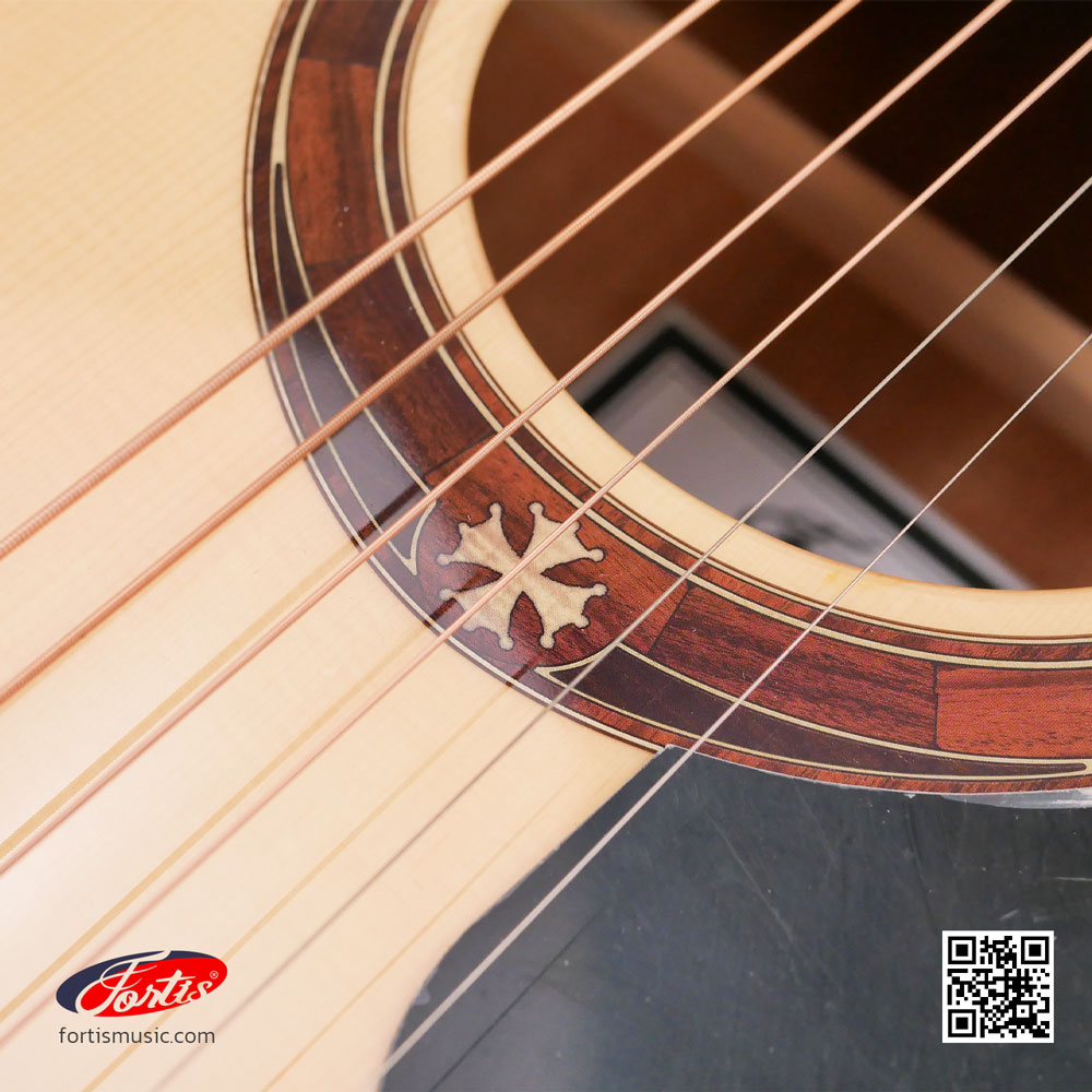 กีต้าร์โปร่ง 41 นิ้ว -Fortis-FG-1000-CN กีต้าร์ กีต้าร์โปรง41นิ้ว กีต้าร์โปร่งราคาประหยัด Acoustic Guitar กีต้าร์โปร่งยอดนิยม กีต้าร์โปร่งมือใหม่ กีต้าร์โปร่งคอเว้า กีตาร์ทรง dreadnought กีต้าร์โปร่ง Topsolid กีต้าร์โปร่งไม้หน้าแท้