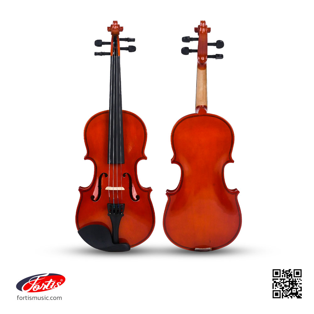 ไวโอลิน Fortis WN-015A ขนาด1/2 ไวโอลิน Violin ไวโอลินเสียงดี ไวโอลินน่าซื้อ ไวโอลินราคาประหยัด ไวโอลินสีสวย