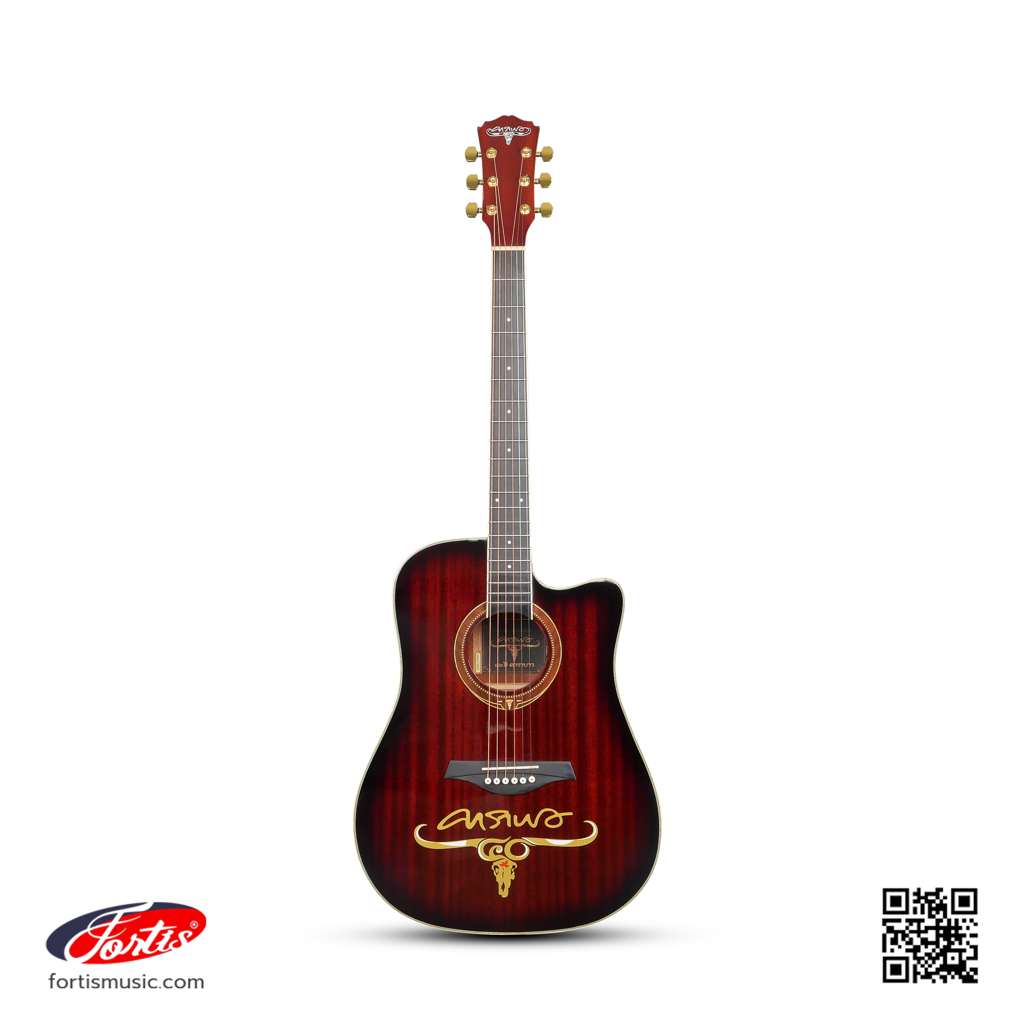 กีต้าร์โปร่งคาราบาว 41" 40CG-DLX