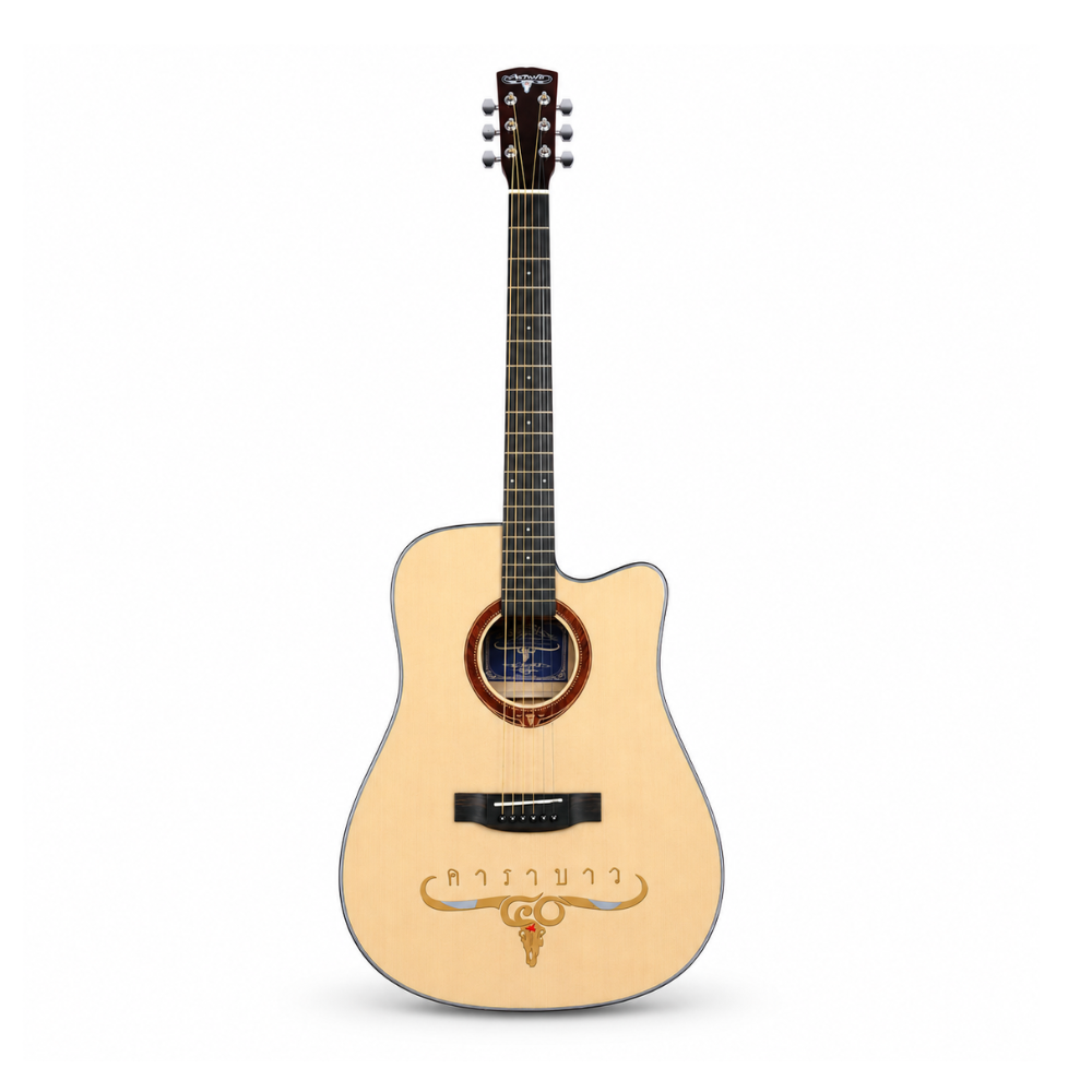 กีตาร์โปร่ง-40-ปีคาราบาวรุ่น-CA730-ขนาด-40-นิ้ว-ทรง-Dreadnought-หน้าไม้-Spruce-กีตาร์เสียงดี