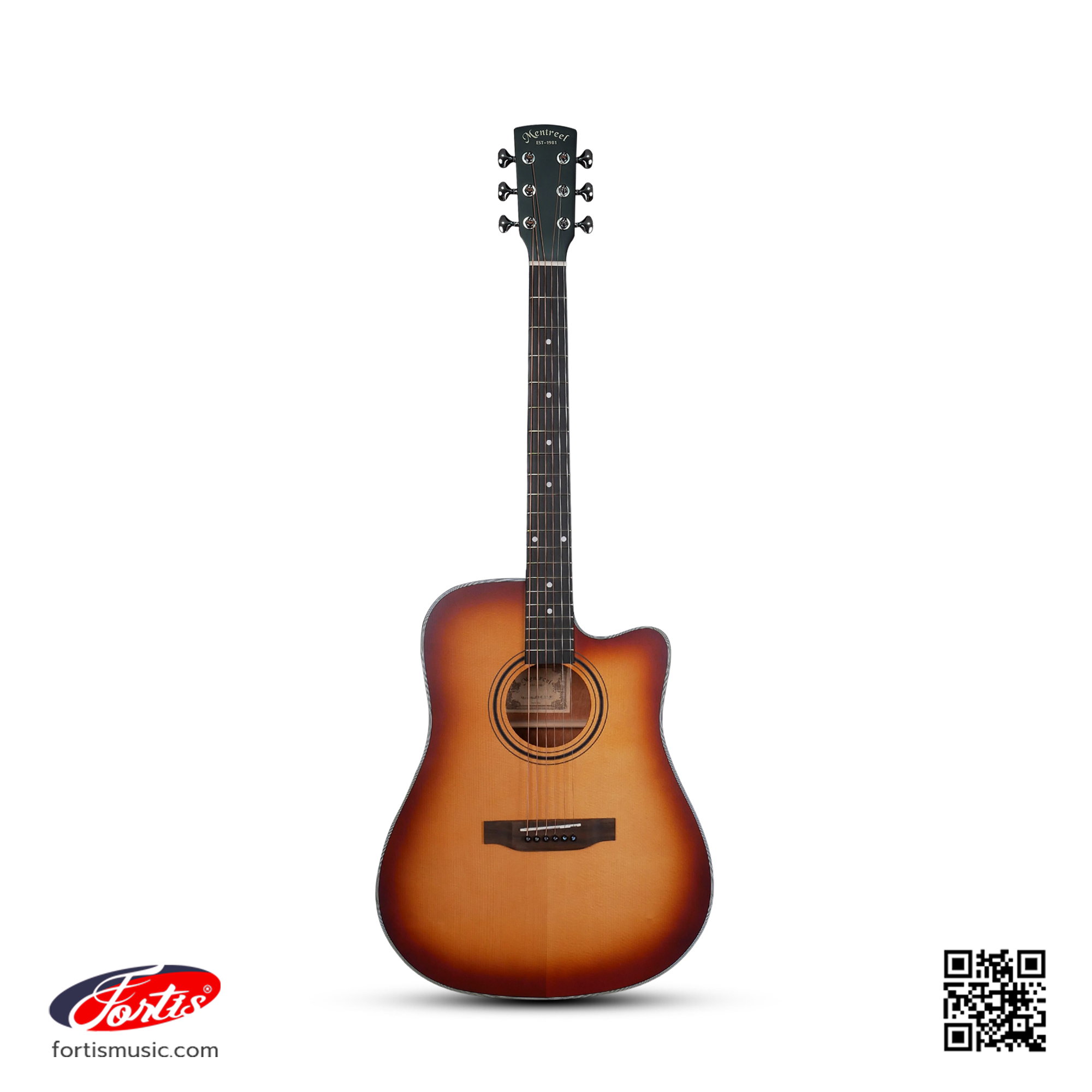 กีตาร์โปร่ง 41 นิ้ว กีตาร์โปร่ง Mentreel