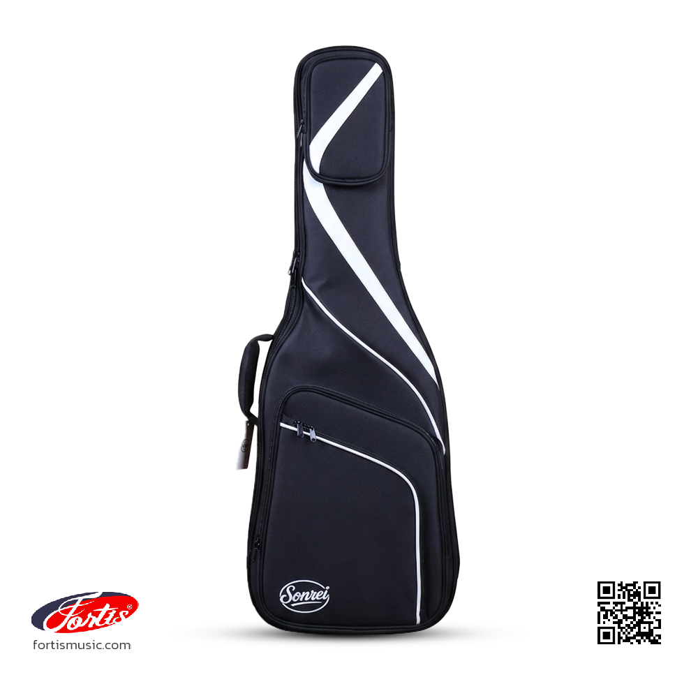 กระเป๋ากีตาร์ไฟฟ้า บุโฟม 30มิล สีดำ