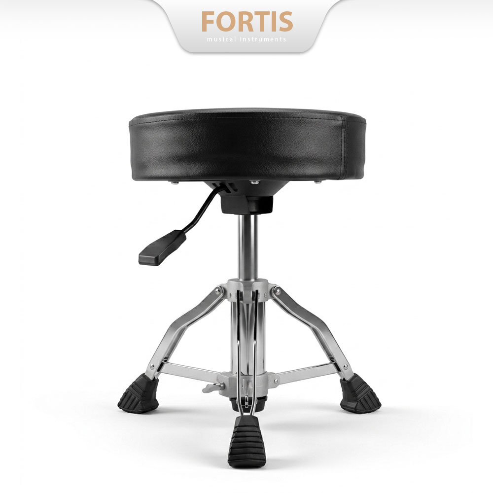 เก้าอี้กลองเบาะกลม-ปรับระดับแบบไฮโดรลิค-ปรับขึ้น-ลงได้