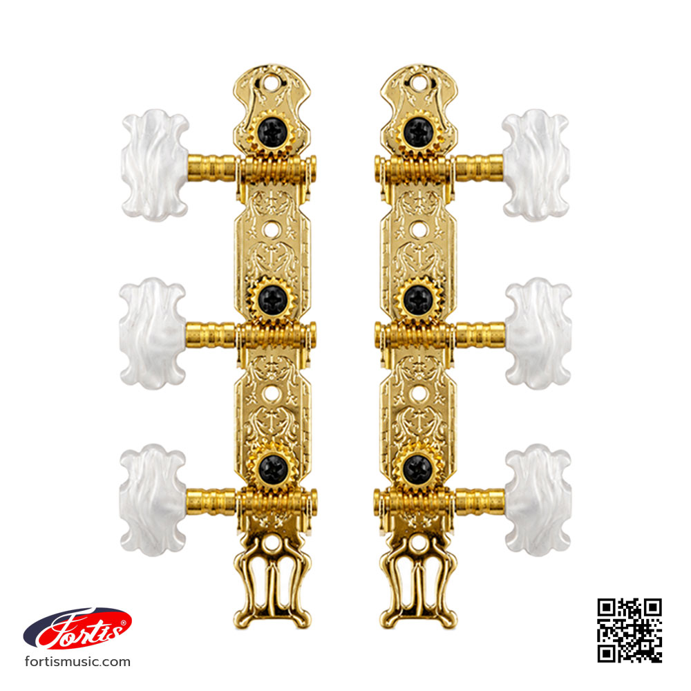 ลูกบิดกีต้าร์คลาสสิค-QN-06A-สีทอง