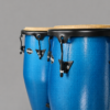 กลองทอมบ้ากีฬาสี Conga Drum 1011CP ขาแขวน สีน้ำเงิน Planet blue