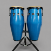 กลองทอมบ้ากีฬาสี Conga Drum 1011CP ขาแขวน สีน้ำเงิน Planet blue