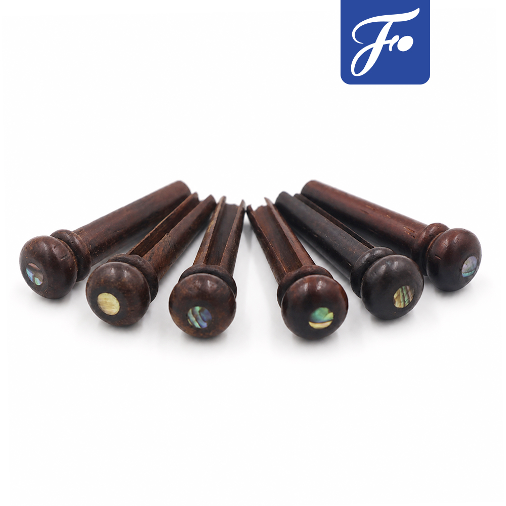 Fortis หมุดยึดสาย ลายไม้ Rosewood หมุดไม้ หมุดกีตาร์ไม้ หมุดกีตาร์ หมุดกีต้าร์ หมุดกีตาร์โปร่ง หมุดกีต้าร์โปร่ง พินกีตาร์ พินกีต้าร์ หมุดไม้มะเกลือ หมุดไม้โรสวู้ด EbonyBridgePins RosewoodBridgePins BridgePins GuitarBridgePins AcousticGuitar อะไหล่กีตาร์ อุปกรณ์กีตาร์ #BP-05