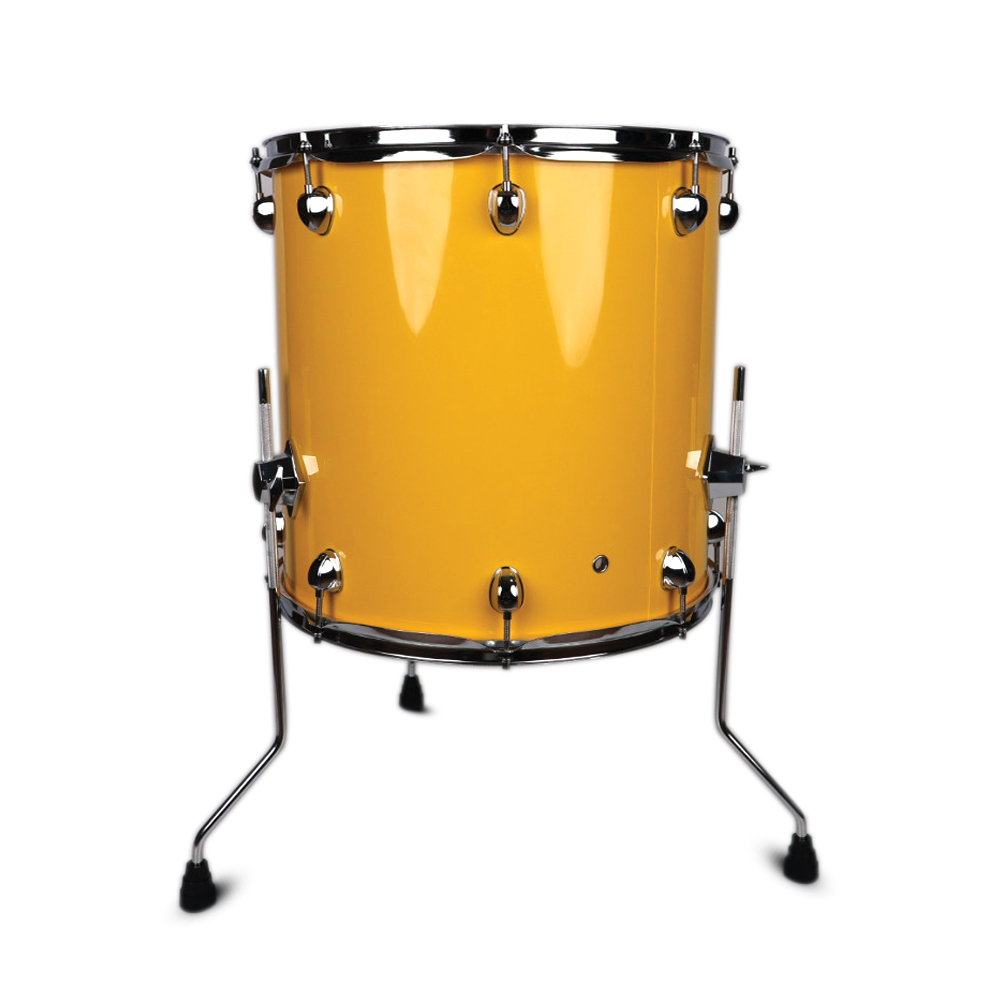 Makana กลองฟลอทอม 16นิ้ว8ลัก สี Yellow